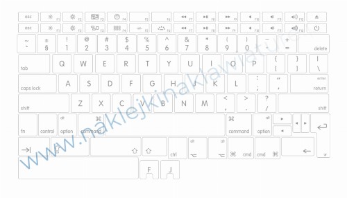 Przejdź do produktu Naklejka dedykowana APPLE białoszara