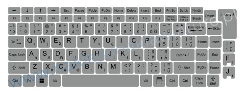 Przejdź do produktu Naklejka węgierska 13x13 szara